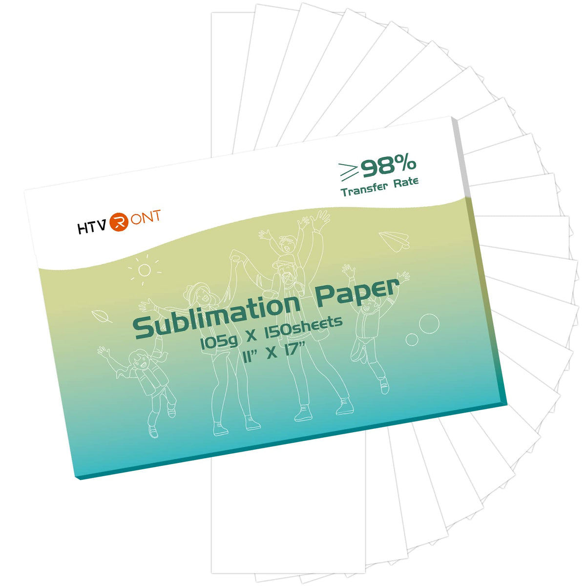 HTVRONT Sublimation Paper 11 x 17 in, 150 Sheets