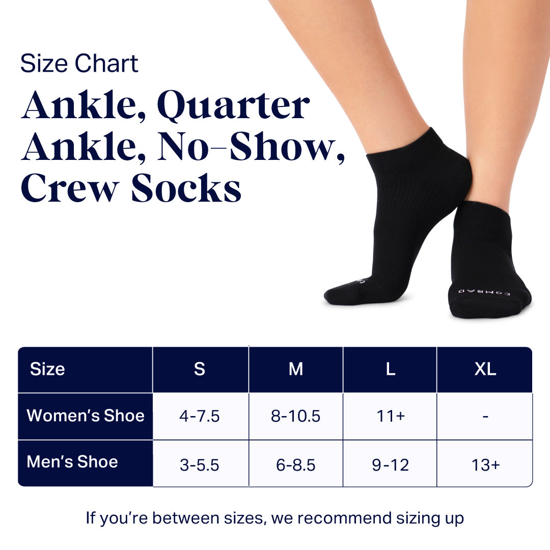 Ankle Compression Socks – Arch Support Running Socks, Blister-Free