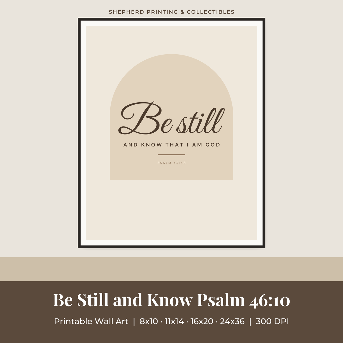 Be Still and Know Psalm 46:10 preview
