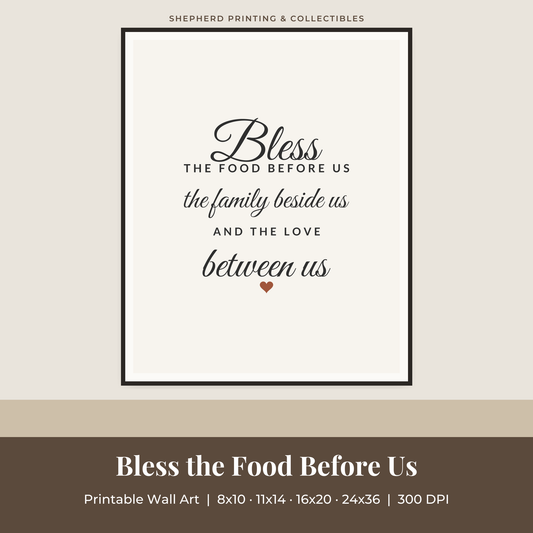 Bless the Food Before Us preview