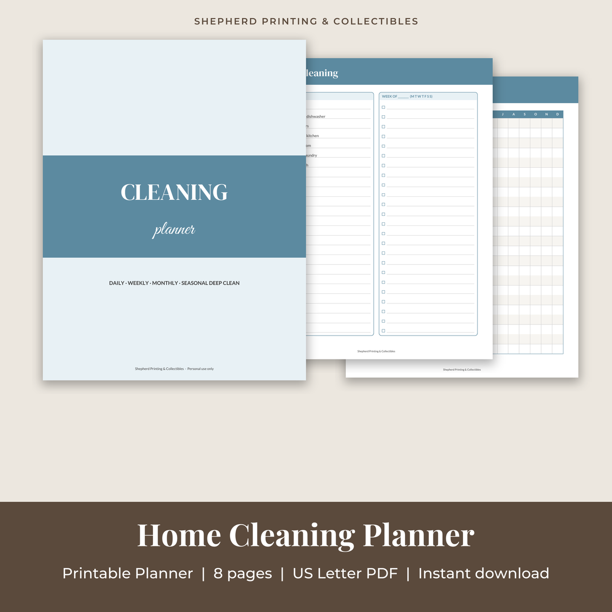 Home Cleaning Planner preview