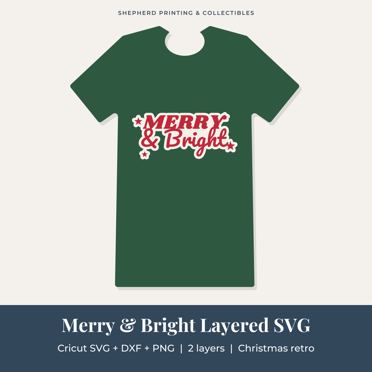 Merry & Bright Layered preview